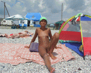 Chicas Desnudas en la playa