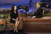 Megan Fox de Visita en el Programa Tonight Show with Conan O’Brien Fotos