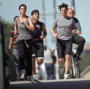 Katie Holmes and Tom Cruise Out Jogging in Boston